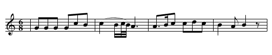 Vaqueirada (CT 045) - staff notation