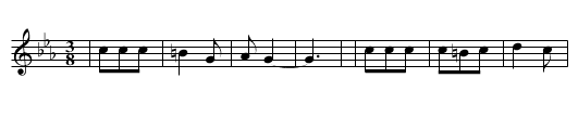 Vaqueirina, vaqueirina - staff notation