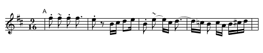 Varnensko horo - staff notation
