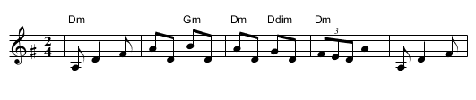 Varshaver Freylekhs - staff notation
