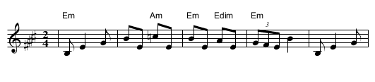 Varshaver Freylekhs - staff notation