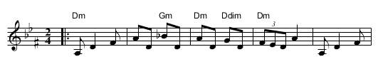 Varshaver Freylekhs - staff notation
