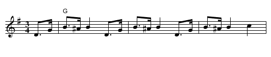 Varsouvienne - staff notation