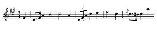 Varsovien (9) - staff notation