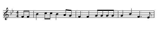 VATER UNSER IN DOMINE - staff notation