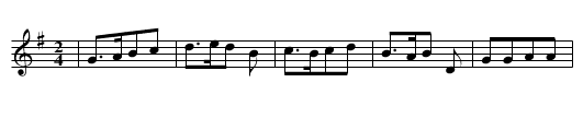 VEILE ROSE BLIAEMELEIN - staff notation