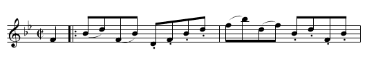 Velocipede Hornpipe - staff notation
