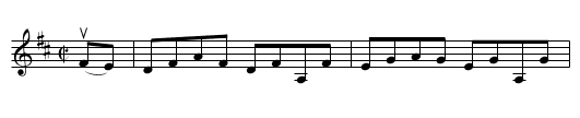 VERMONT HORNPIPE - staff notation