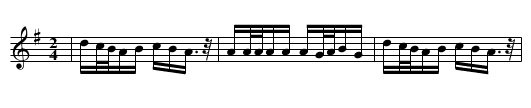 VEUZE - staff notation