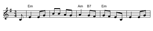 Vi shlekht un vi biter - staff notation