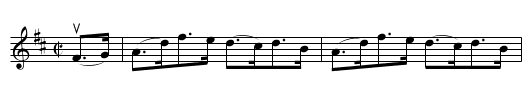 VICA HORNPIPE - staff notation