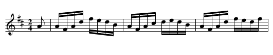 VICTORIA HORNPIPE - staff notation