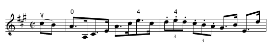 Victoria -- Hornpipe - staff notation