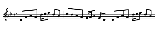 Victory [3], The - staff notation