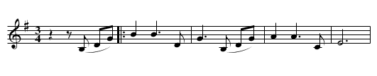 Vid Lajksjön - staff notation