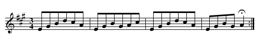 Viechtwangerischer Tanz ex A, nr. 7 - staff notation