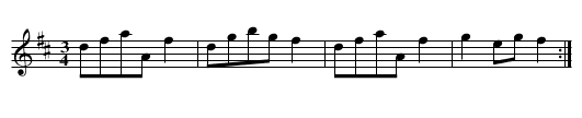Viechtwangerischer Tanz ex D, nr. 4 - staff notation