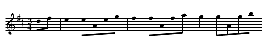 Viechtwangerischer Tanz ex D, nr. 5 - staff notation
