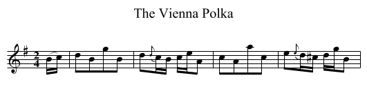 Vienna Polka, The - staff notation