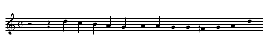 VII. Say love if ever thou didst find, - staff notation