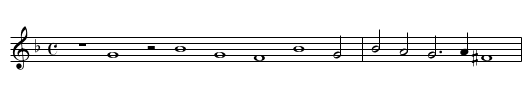VIII. Burst forth my tears - staff notation