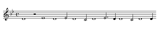 VIII. Burst forth my tears - staff notation