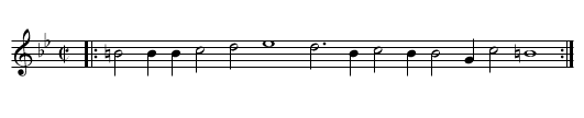VIII. Flow not so fast yee fountaines, - staff notation