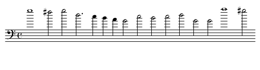 VIII. When others sings Venite exaltemus, - staff notation