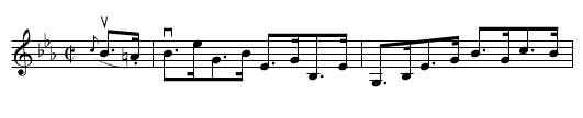 Village Bells -- Hornpipe - staff notation
