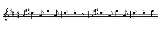 Village Festival [1], The - staff notation