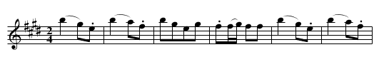 Villagers Dance, The - staff notation