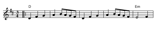 Villapour&ccedil;on - staff notation