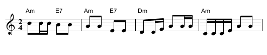 Villen Kansa  (with Willie) - staff notation