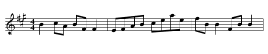 Vincent Blin's #2 - staff notation