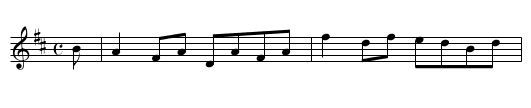 Vincent Broderick's - staff notation