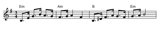 Violan Masurkka - staff notation