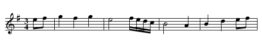 Violet, The (An t-Sailchuach) - staff notation
