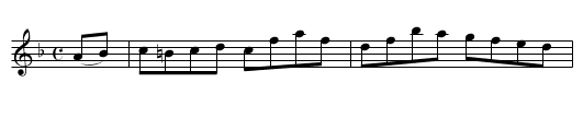 Violetta Hornpipe (Craig 22) - staff notation