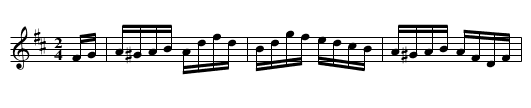 Violetta Hornpipe - staff notation