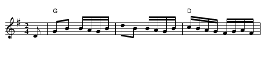 Virginia Reel (10) - staff notation
