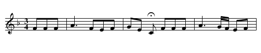 Virgin's Garland (Old) - staff notation