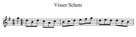 Visser Schots - staff notation