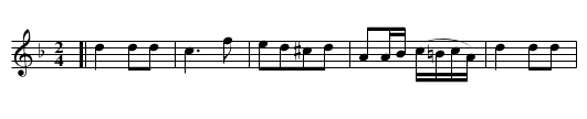 VIVE HENRI QUATRE - staff notation