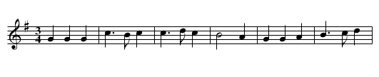 Vive le Roy - staff notation