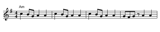 Vlasinka Kolo - staff notation