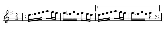 Vlasko - staff notation