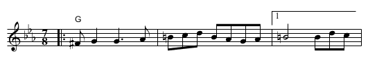 Vodarki - staff notation