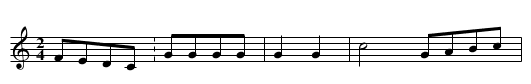 Voice overlap - staff notation