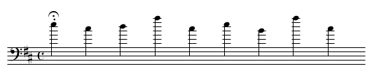 Vom Himmel hoch, da komm ich her - staff notation