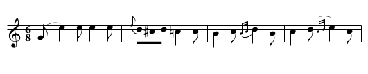 Voulez Vous Dansez Mademoiselle. RH.167 - staff notation